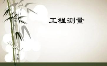 工程测量述职报告8篇