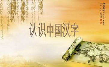 汉字使用调查报告6篇