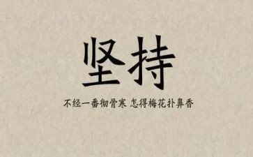 成功与坚持的演讲稿5篇