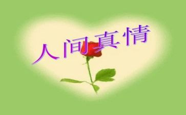 真情类的作文参考7篇