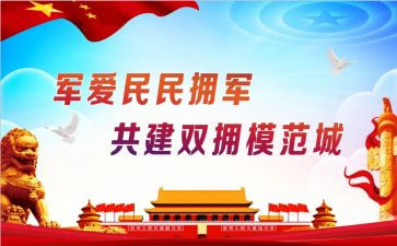 镇双拥工作个人总结7篇