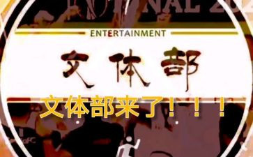 文体部工作总结最新8篇