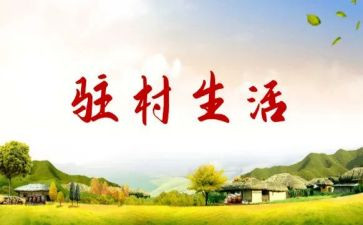 驻村工作总结范文8篇